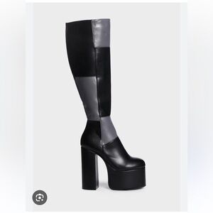 Lamoda patchwork boots size 6